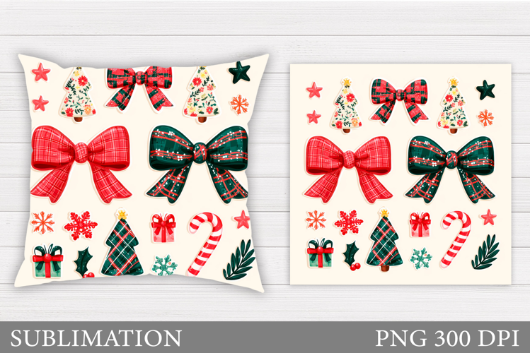 Christmas Pillow Design. Christmas Pillow Sublimation