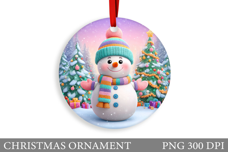 Snowman Sublimation Image 3