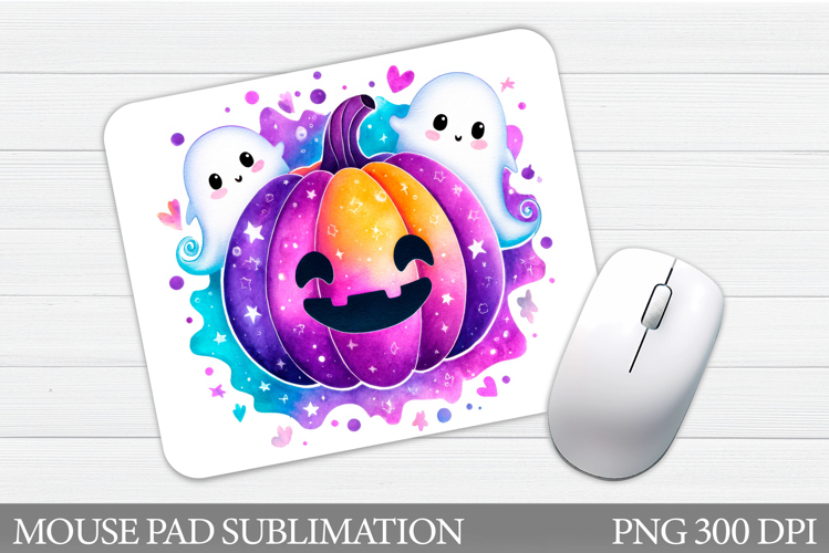 Halloween Pumpkin Mouse Pad. Halloween Mouse Pad Design