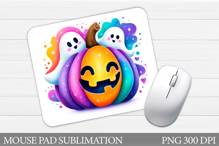 Halloween Pumpkin Mouse Pad. Halloween Mouse Pad Sublimation