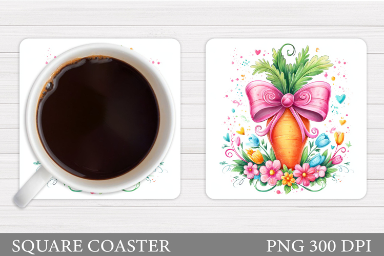 Carrot Coaster Design. Carrot Sublimation