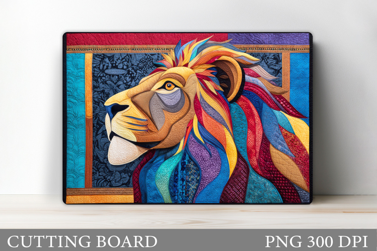 Lion Cutting Board Design. Lion Sublimation