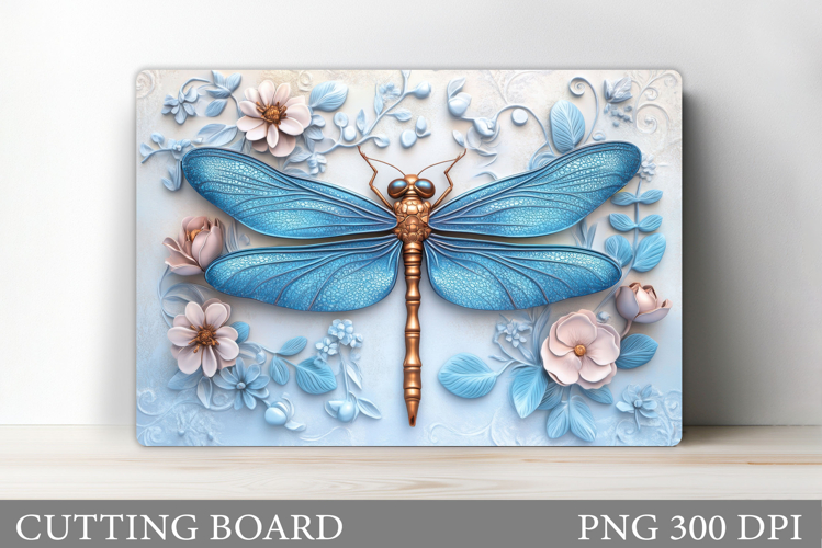 Dragonfly Cutting Board Design. Dragonfly Sublimation