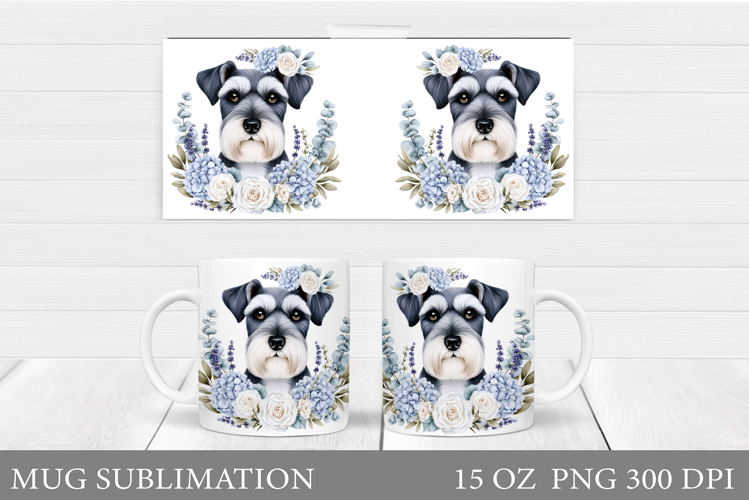 Cute Dog Mug Sublimation. Cute Dog Sublimation