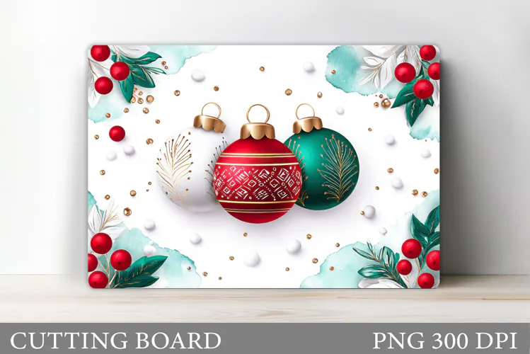 Christmas Cutting Board Design. Christmas Sublimation