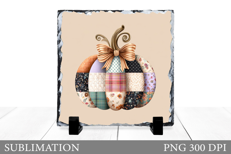 Fall Pumpkin Slate Sublimation. Autumn Sublimation