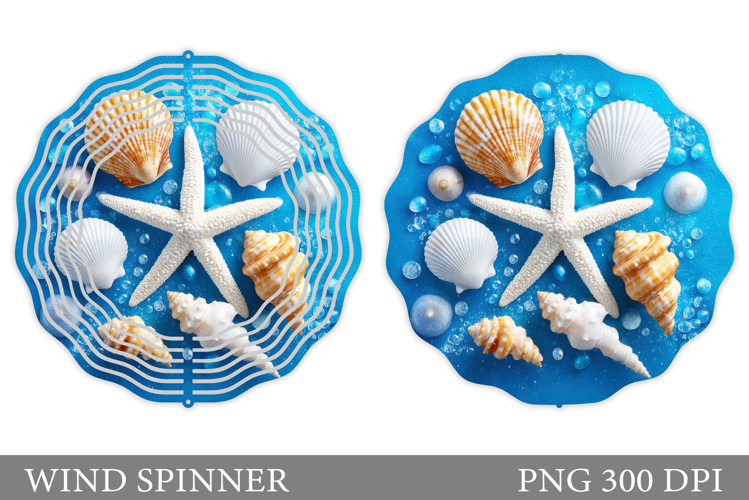 Starfish Wind Spinner Design. Starfish Sublimation
