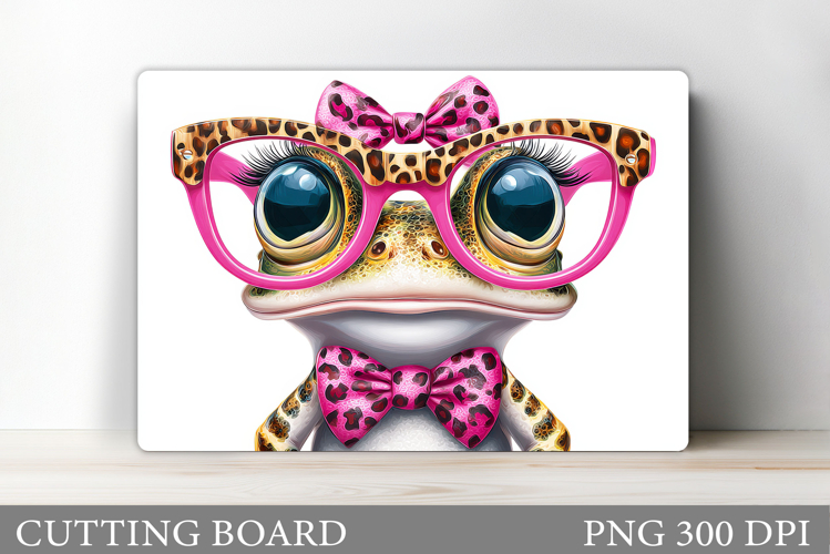 Frog Cutting Board Design. Frog Sublimation