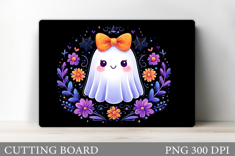 Halloween Ghost Cutting Board. Halloween Cutting Board