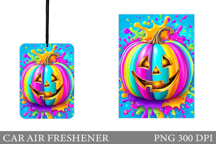 Pumpkin Car Air Freshener. Halloween Car Air Freshener