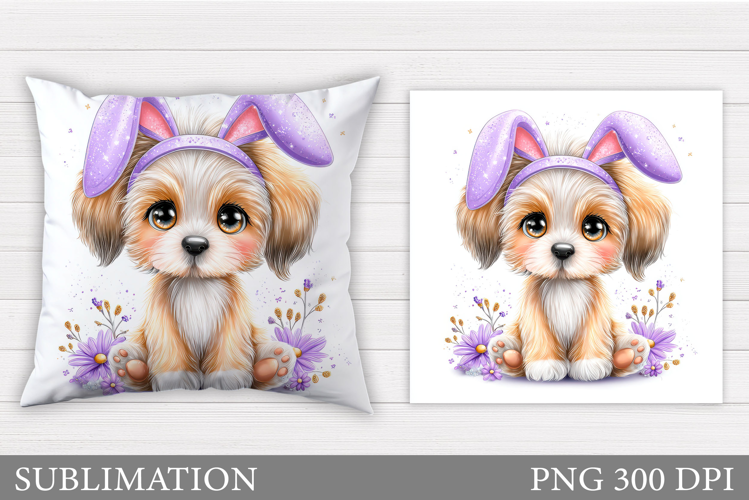 Cute Dog Pillow Design. Cute Dog Sublimation