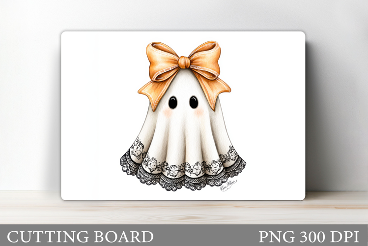 Halloween Ghost Cutting Board. Halloween Cutting Board