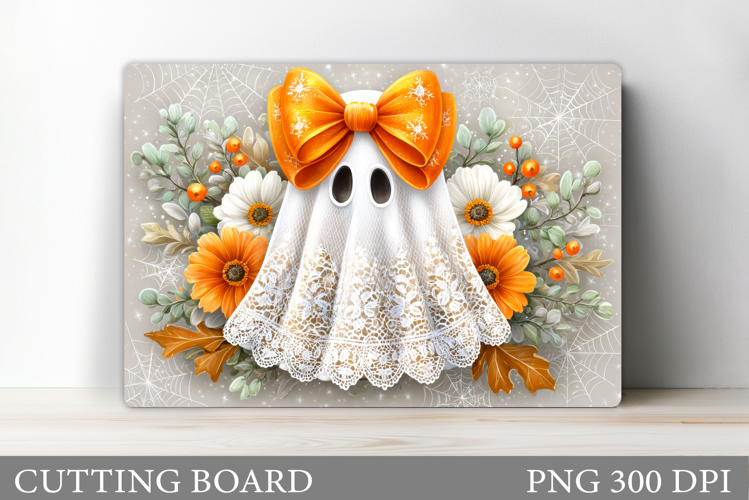 Halloween Ghost Cutting Board. Halloween Cutting Board