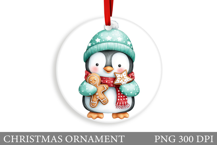 Christmas Penguin Clipart Image 9