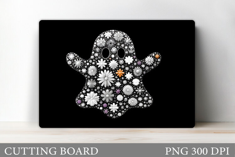 Halloween Ghost Cutting Board. Halloween Cutting Board example image 1