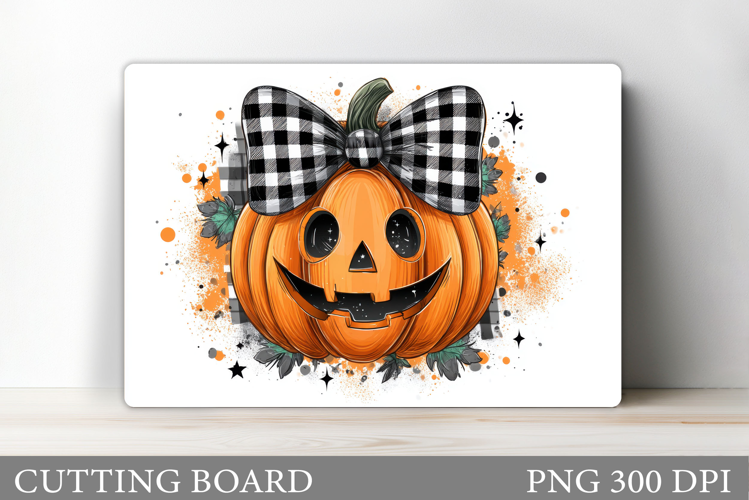 Halloween Pumpkin Cutting Board. Halloween Cutting Board