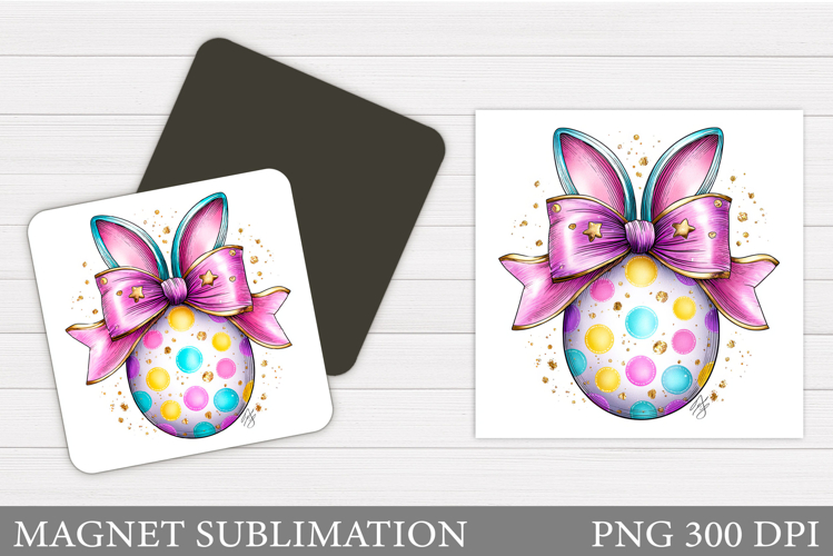 Easter Egg Magnet Sublimation. Easter Magnet Design