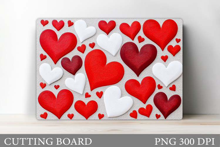 Hearts Cutting Board Design. Hearts Kitchen Cutting Board