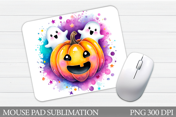 Halloween Pumpkin Mouse Pad. Halloween Mouse Pad Design