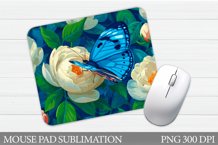 Butterfly Mouse Pad Design. Butterfly Sublimation