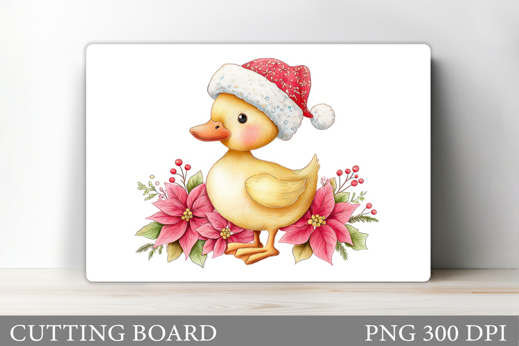 Christmas Duck Cutting Board. Christmas Cutting Board Design