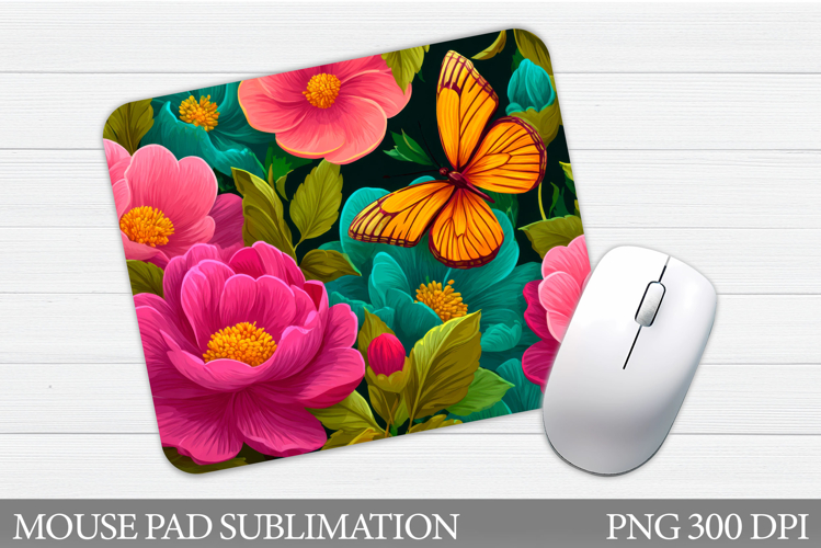 Butterfly Mouse Pad Design. Butterfly Sublimation