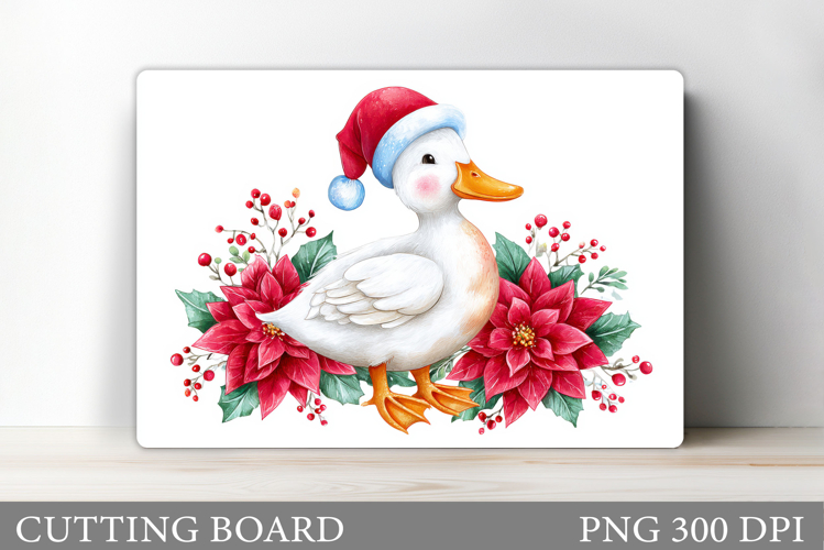 Christmas Goose Cutting Board. Christmas Cutting Board
