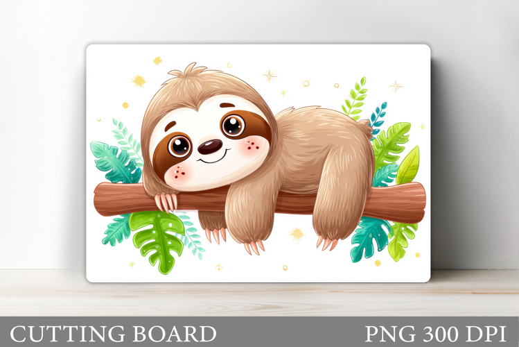 Cute Sloth Clipart Image 9