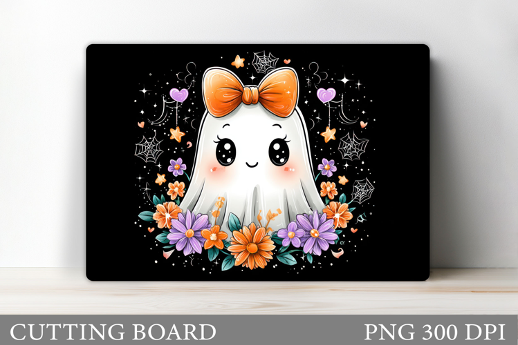 Halloween Ghost Cutting Board. Halloween Cutting Board