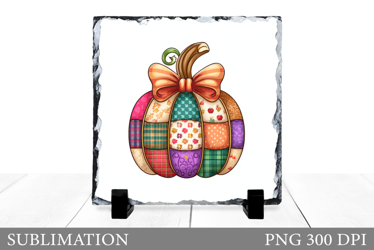 Fall Pumpkin Slate Sublimation. Autumn Sublimation