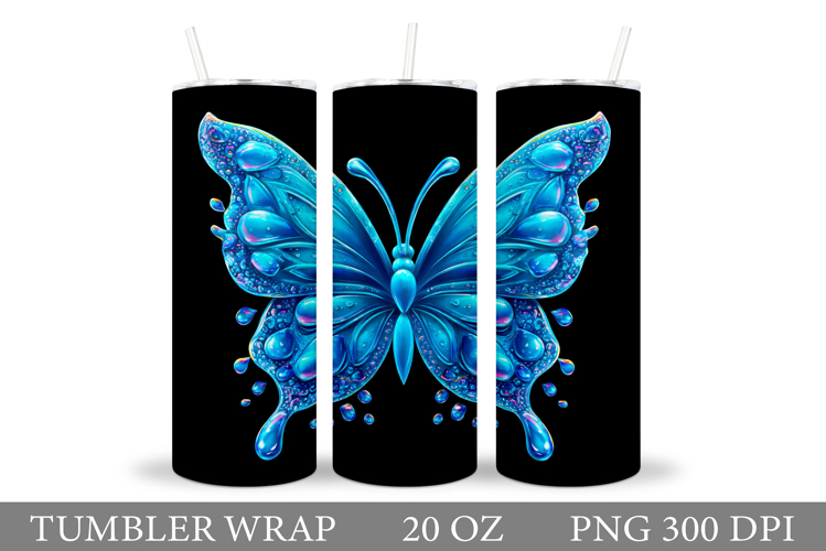 Blue Butterfly Clipart Image 18