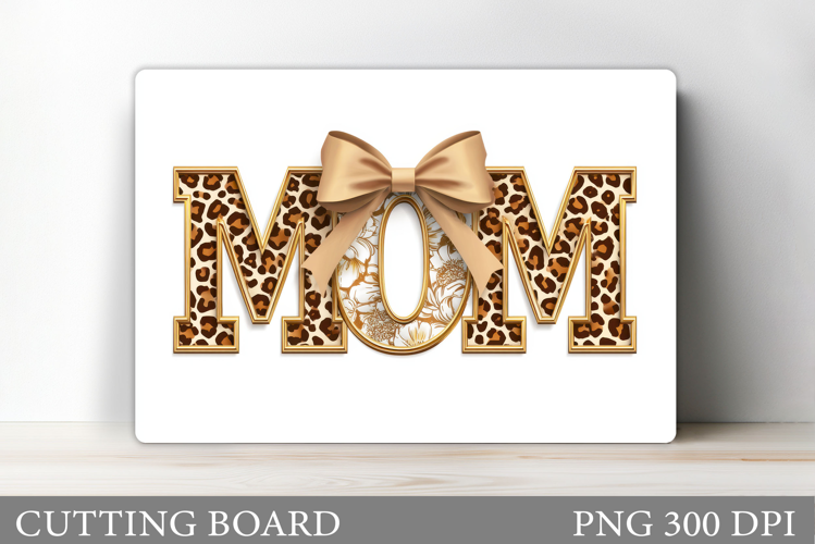 Mother's Day Cutting Board. Floral Cutting Board Sublimation