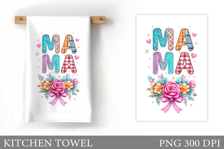 Mothers Day Kitchen Towel. Mothers Day Sublimation