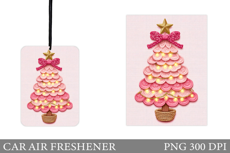Christmas Tree Car Air Freshener. Winter Car Air Freshener