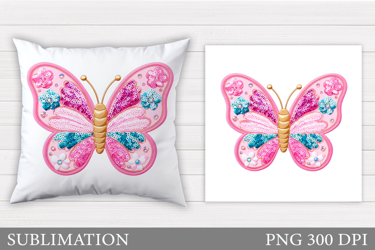 Butterfly Pillow Design. Butterfly Sublimation