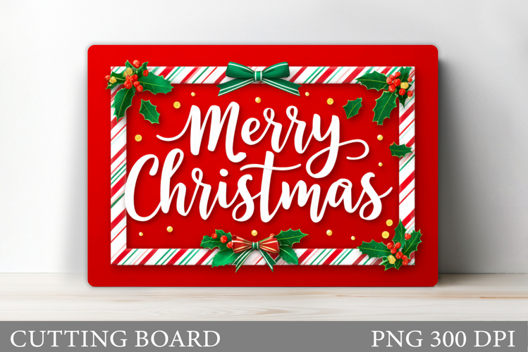 Christmas Cutting Board Design. Christmas Tree Cutting Board