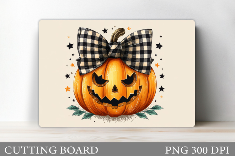 Halloween Pumpkin Cutting Board. Halloween Cutting Board