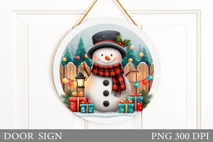 Cute Snowman Clipart Image 6
