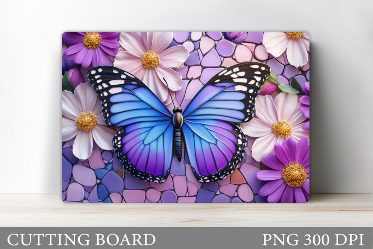 Butterfly Cutting Board Design. Butterfly Sublimation example image 1