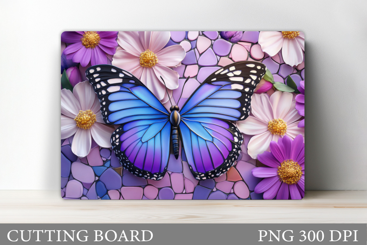 Butterfly Cutting Board Design. Butterfly Sublimation