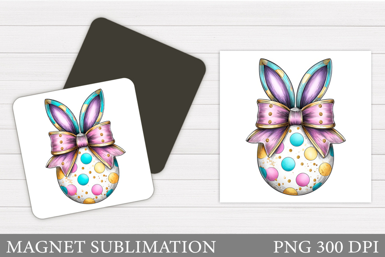 Easter Egg Magnet Sublimation. Easter Magnet Design