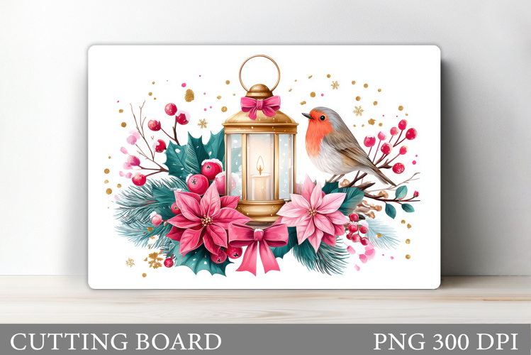 Christmas Bird Cutting Board. Christmas Cutting Board Design