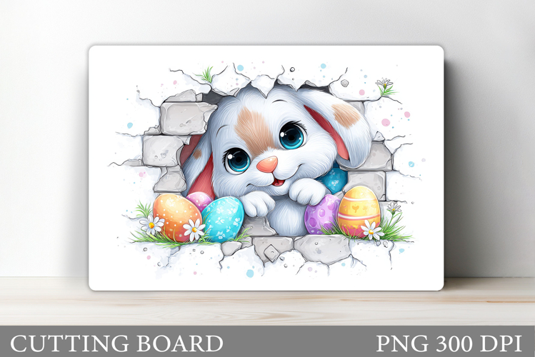 Easter Bunny Cutting Board. Easter Cutting Board Sublimation