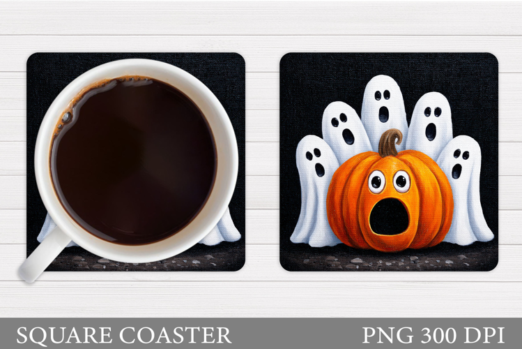 Halloween Pumpkin Coaster. Halloween Coaster Design