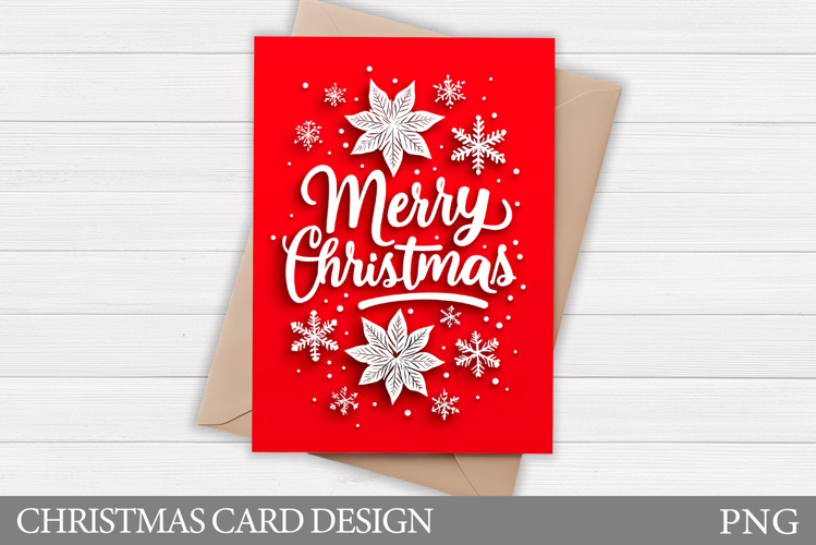 Merry Christmas Card Design. Christmas Card Printable