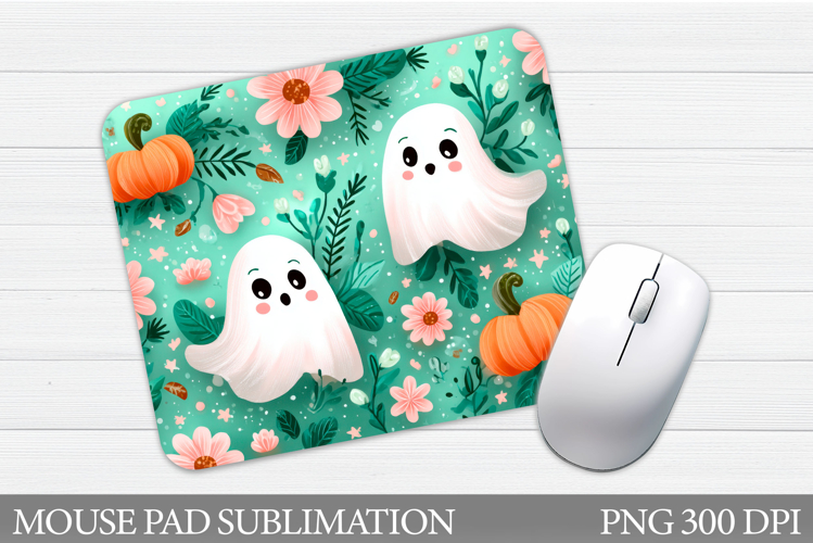 Halloween Ghost Mouse Pad. Halloween Mouse Pad Sublimation