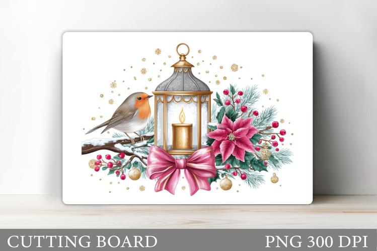 Christmas Bird Cutting Board. Christmas Cutting Board Design