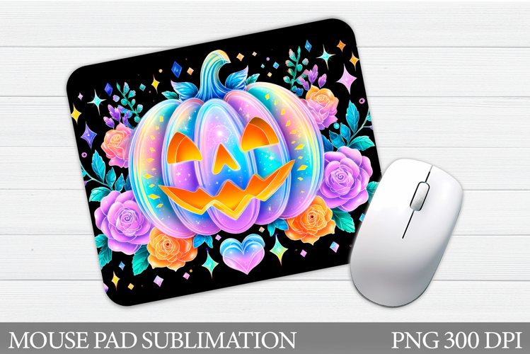 Halloween Pumpkin Mouse Pad. Halloween Mouse Pad Sublimation