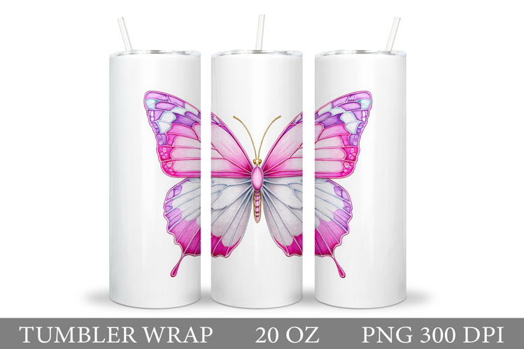 Butterfly Tumbler Sublimation. Butterfly Sublimation
