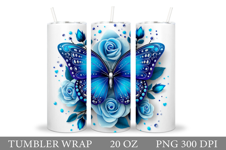 Blue Butterfly Clipart Image 16